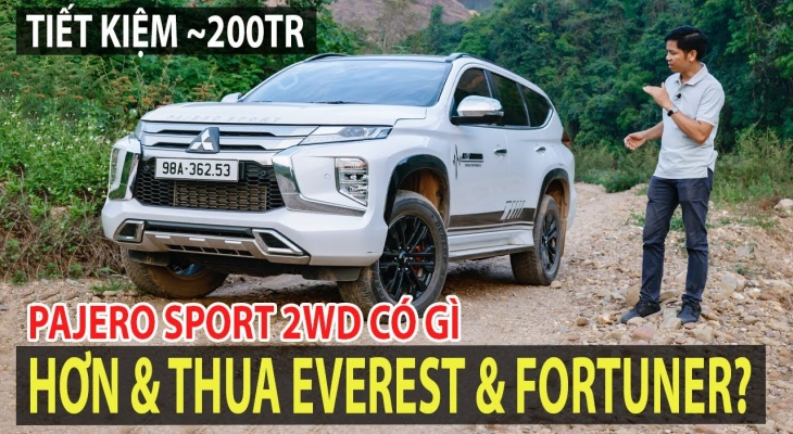 Đánh giá Mitsubishi Pajero Sport 2WD - Ưu/nhược, có gì khác Everest và Fortuner?