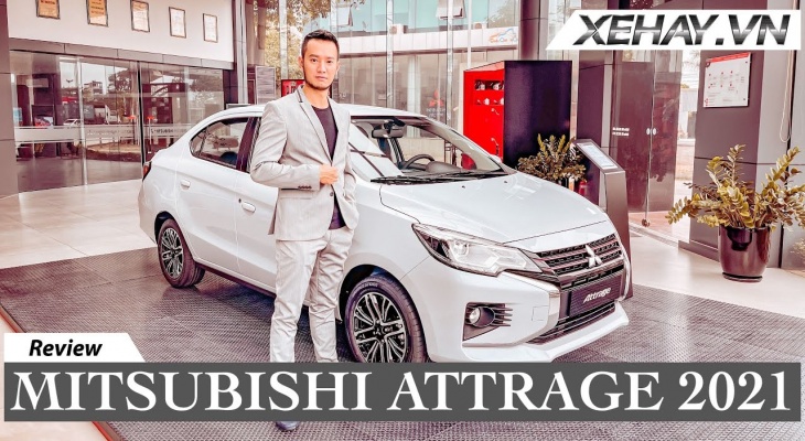 Đánh giá Mitsubishi Attrage 2021 - thêm phiên bản mới với full option, giá 485 triệu