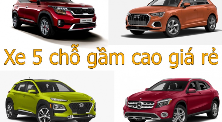 TOP 5 mẫu xe ô tô 5 chỗ gầm cao GIÁ RẺ nhất