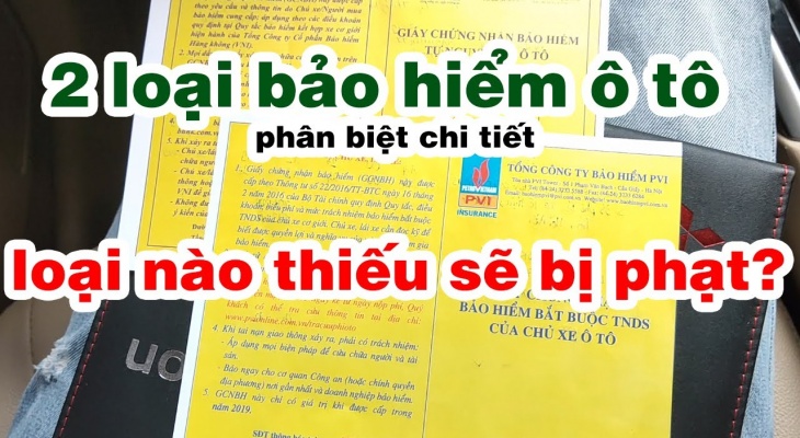 Bảo hiểm ô tô - Bảo hiểm bắt buộc với ô tô & Bảo hiểm tự nguyện. Loại nào thiếu thì bị phạt?