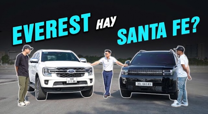 Nên chọn Ford Everest 2024 hay Hyundai Santa Fe 2025? |Autodaily.vn|