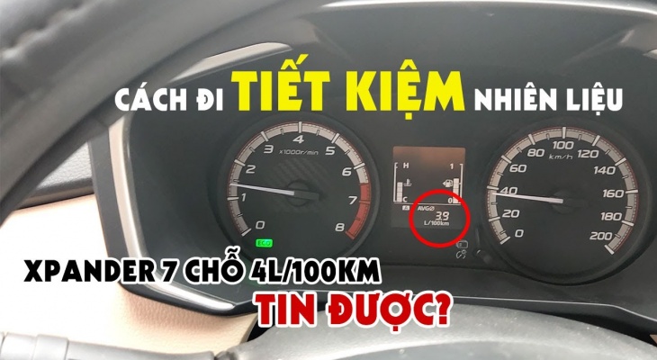 Cách đi xe ô tô tiết kiệm xăng - 7 chỗ chỉ 4L/100Km - Cực kỳ đơn giản