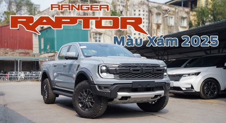 Đánh Giá Chi Tiết FORD RANGER RAPTOR 2025 Màu Xám Mới | Siêu Bán Tải Chưa Bao Giờ Hết Hot