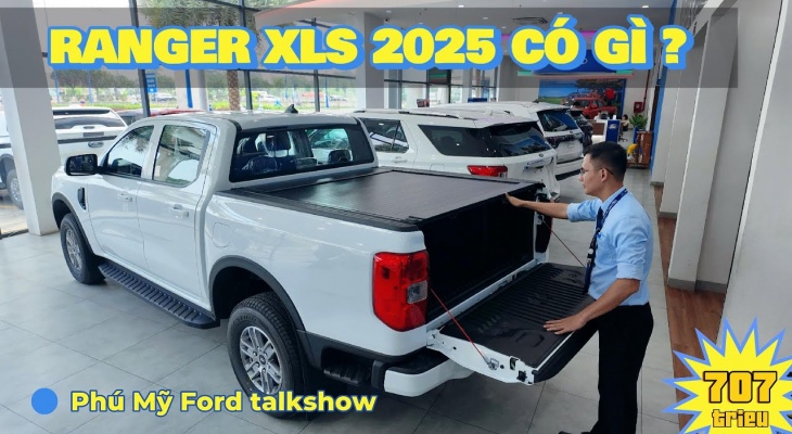 Ford Ranger XLS 2025 được nậng cấp thêm những gì ?
