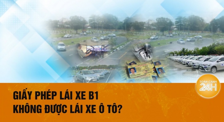 Bằng lái xe B1 được cấp sau 1-1-2025 sẽ không được lái ô tô
