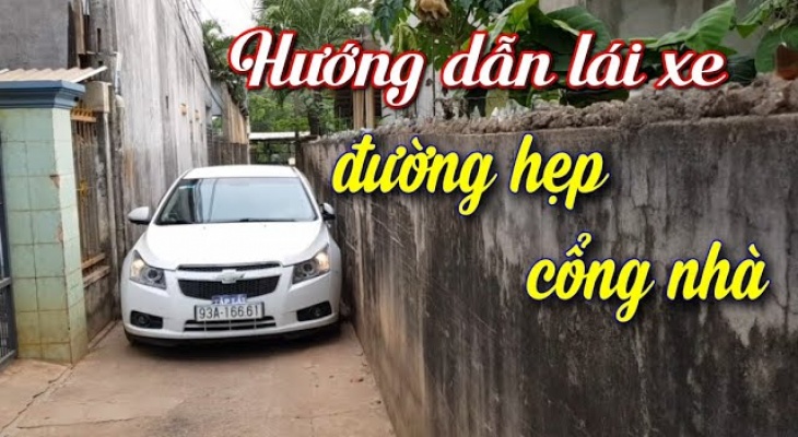 Đường hẹp - Hướng dẫn lái xe - ra vào Đường hẹp, Cổng nhà